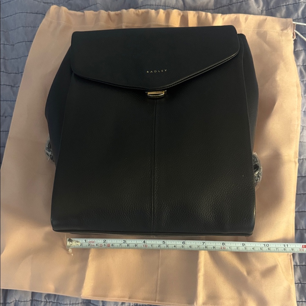 RADLEY - Southwark Road Backpack - Black Leather Women's Bag - Picture 5 of 7